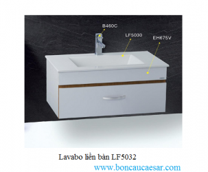 Lavabo liền bàn Caesar LF5032